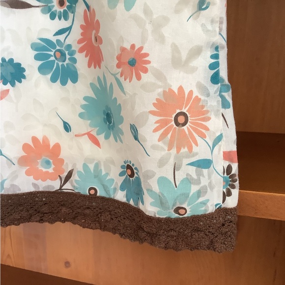 Vintage Y2K Heart Soul Floral Skirt Size 14 | Sheer Detail Overlay | Boho - Picture 3 of 11